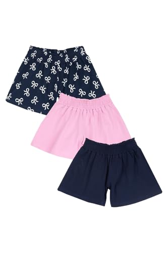 Chicco, Pantalones Cortos para Niña, Conjunto de 3 Pantalones Cortos de Algodón 100%, Ideales para Primavera y Verano, Ropa para Bebés y Niñas