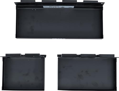 BGS 67150 | Magnet-Ablagen-Satz | 3-TLG. | 150/210 / 310 mm | Magnetschalen | Magnetische Ablage | Magnetkorb