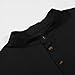 Mens Kaftan Thobe Cotton Linen Muslim Tunic Shirt Long Sleeve Stand Collar Button Up Robe Casual Dress Gown Arabic Clothing 02 Black Medium