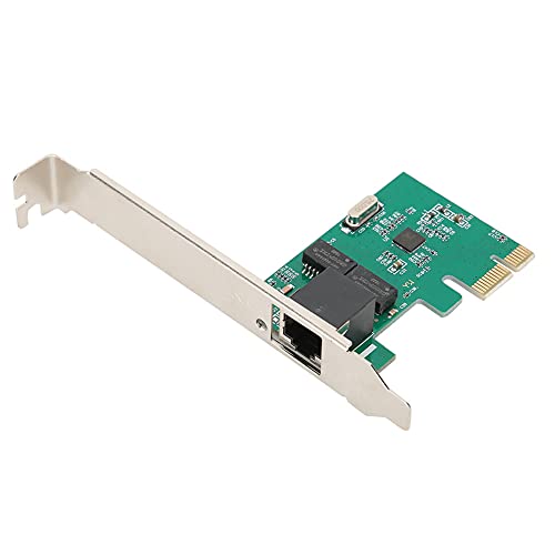 Tarjeta de red Gigabit Ethernet PCI Express x1, 1 puerto RJ45 LAN con chip Realtek RTL8111E, velocidad 10/100/1000Mbps para PC de escritorio y servidor miniatura 5