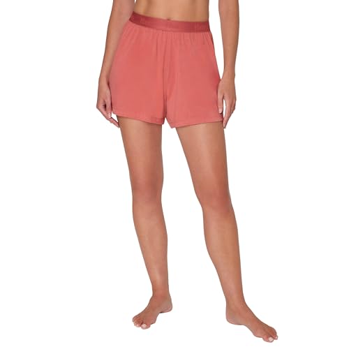 Image of Hanes Women's Originals Sleep Shorts, 2-Pack, Comfywear Supersoft Lounge Shorts Pack, 3.25 inch