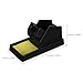 Veemoon Soldering Iron Stand With Sponge, 5.97 Inch Wood Burning Pen Holder, Universal Metal Station Base Support For Crafting Tool