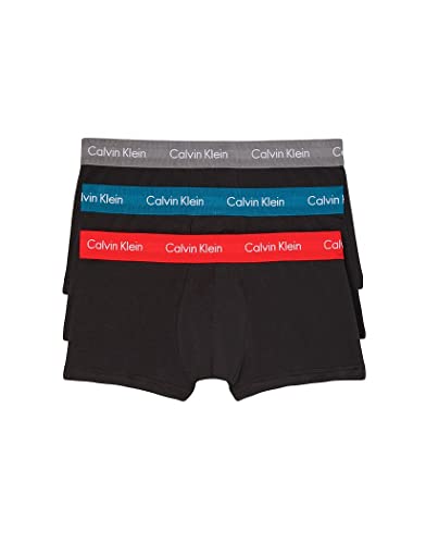 Image of Calvin Klein Men's Polyester Classic Solid Trunk (Pack of 3)