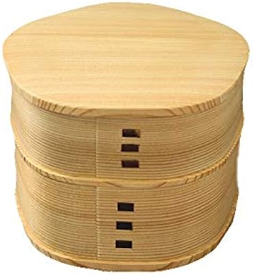 Amazon 大館工芸社 曲げわっぱ弁当箱 梅花弁当箱 2段 秋田杉 日本製 弁当箱 オンライン通販