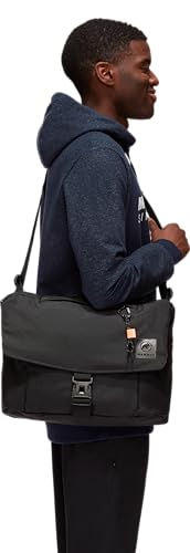 Mammut Xeron Messenger 8 | Umhängetasche für Damen und Herren, Arbeitstasche mit Outdoor Design, Wasserabweisende Schultertasche, Laptoptasche, Sportlich, Unisex | Black (Schwarz), 8l