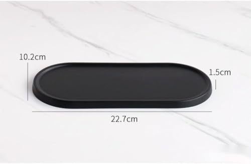 Evite manchas en su lavabo con este juego de accesorios de baño negro de lujo 5