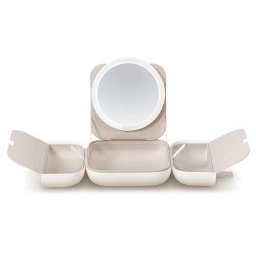 AMIRO M2 Travel Makeup Bag with LED Mirror