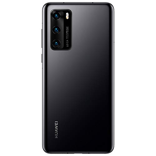 HUAWEI P40, 128 GB, 6.1 Inch Smartphone, Kirin 990 5G, 50 MP Ultra Vision Leica Triple Camera, 8 GB RAM, 22.5W SuperCharge, SIM-Free Android Mobile Phone, Dual SIM- Black