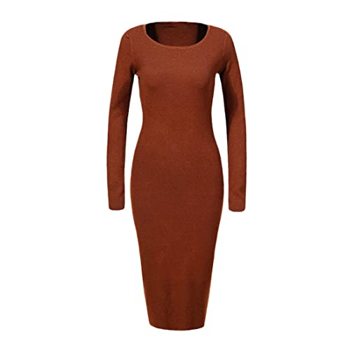Robe pull en tricot KEHAIOO pour un look de bureau chic en hiver