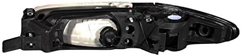 Miniatura 2 de HEADLIGHTSDEPOT Faros delanteros halógenos de carcasa negra compatibles con Pontiac Grand Prix 1997-2003, incluye faros delanteros izquierdo del