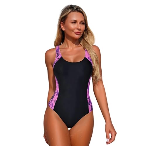 Maillot de bain une pièce sport femme idéal fitness aquatique et piscine