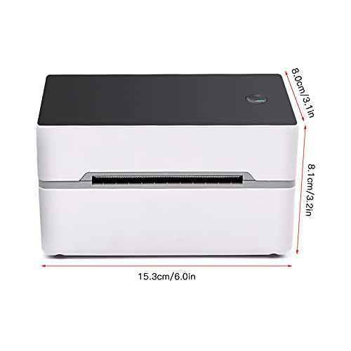 Desktop Shipping Label Printer High Speed USB + BT Direct Thermal Printer Label Maker Sticker 40-80m
