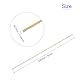 DMiotech 10er Pack 1,5 mm x 200 mm Messingstangen, Massiv runde Messingstange für DIY Handwerk Messing Schweißstangen Drehbankstangen für Durchschlagwellen Modellflugzeug Schiff Auto