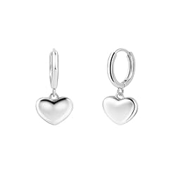 Silver/Heart Dangle Earrings