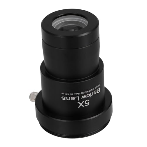 Lente Barlow para telescopio astronómico con adaptador de aluminio SHINEOFI