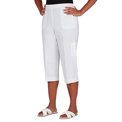 Alfred Dunner Women's Petite Cargo Pocket Capri3