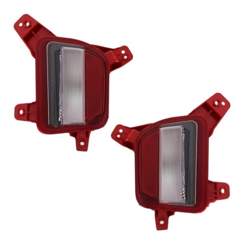 KarParts360 For Kia Telluride 2023 2024 Back Up Light Driver And Passenger Side | Pair | CAPA | Red And Clear Lens | With Bulb | KI2882104, KI2882104C, KI2883104, KI2883104C | 92405S9600, 92406S9600