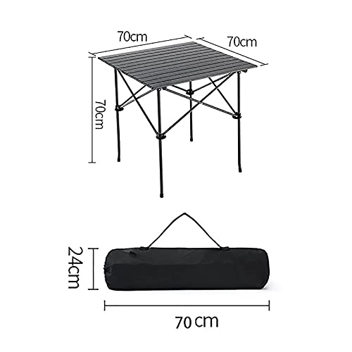 Table pliante camping aluminium légère pique-nique barbecue jardin
