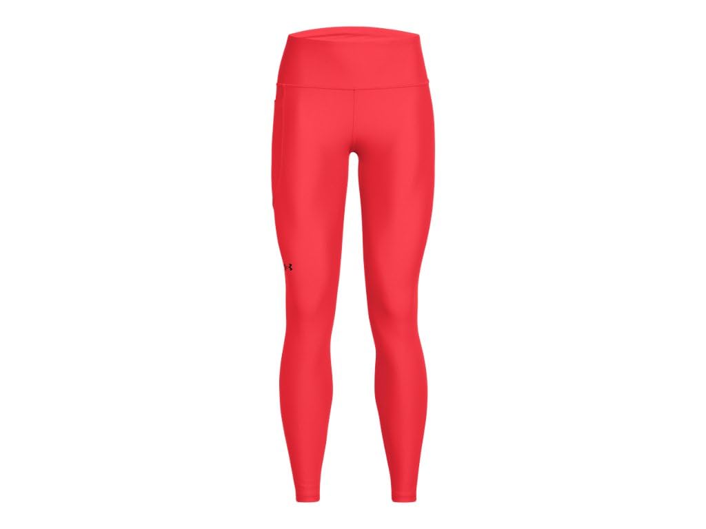 Under Armour Tech High Rise Leggings Pantaloni, (713) Racer Rosso/Nero, Medium Donna