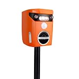 Careland Ultrasonic Deer Repellent Solar Animal Repeller Outdoor Cat Repellent Motion Activated with