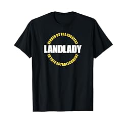 Buy the "Greatest Landlady" Quote T-Shirt for a Touch of Wit – Pub Landlady Humor Bar Patron Statement Sarcasm