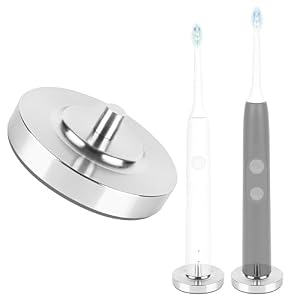 Silberner elektrischer Zahnbürstenhalter für Badezimmer, Edelstahl, freistehender Bürstenhalter, kompatibel mit Philips Sonicare Protective Clean 5100, 4100, 5300, 6500, 6100, New Philips 1100, 2100