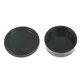 Kompatibel mit Nikon-Kameragehäuseabdeckung und Objektivrückdeckel for F-Bajonett-DSLR-Kameras