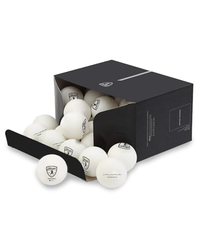 Killerspin 1-Star 40+ Table Tennis Balls, 25-Pack - White | Regulation Size 40mm | High-Performance ABS Training Balls for Enhanced Durability and Consistent Bounce