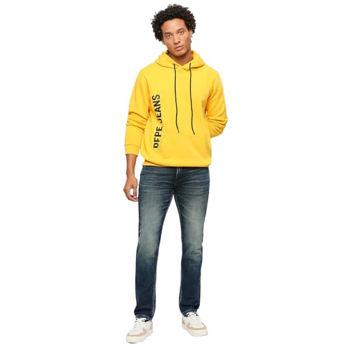 Image of Pepe Jeans Men's Cotton Hooded Neck Sweatshirt