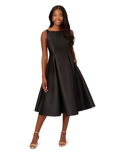 Image of Adrianna Papell Sleeveless Tea Length Dress