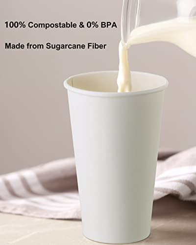 KTOB-16-oz-50-sets-Disposable-Paper-Cups-with-Paper-Lids-Compostable-Non-Plastic-Cups-Eco-Friendly-Recyclable-Cups-with-Covers-for-Iced-Coffee