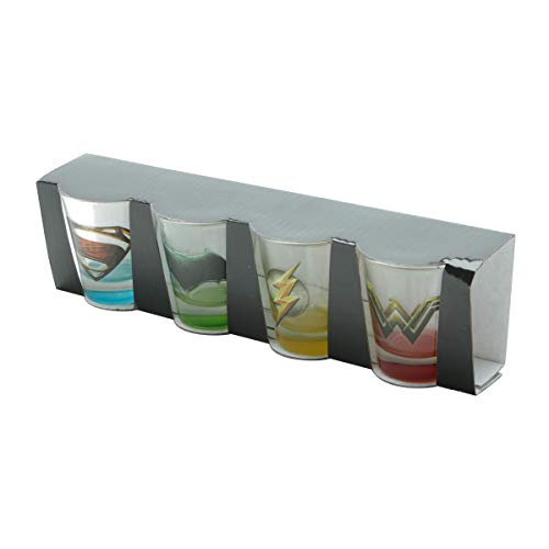 Set com 3 peças Copo Urban Multicor 5x3.5x5.9 cm