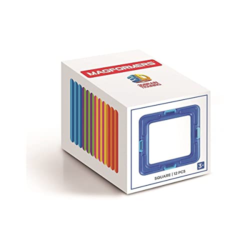MAGFORMERS GmbH 278-06 Magformers Vierecke 12 Stück, bunt