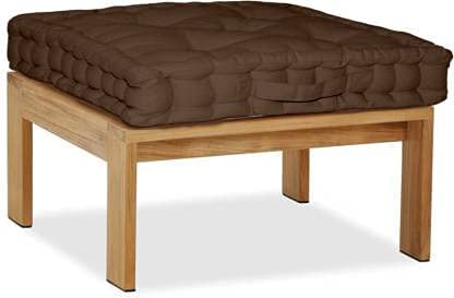 JY Cotton Floor Cushion - Soft & Thick Cotton Filler - Large Size Cushion for Sofa, Reading Book, Living Room, Balcony, Garden, Yoga, Meditation - Coffee - 50x50x10 cm (B09L67757Z) Amazon Price History, Amazon Price Tracker