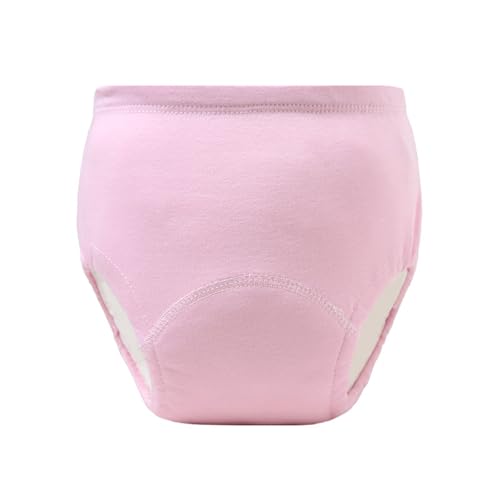 Ollas de Algodón Entrenamiento Ropa Interior Calzoncillos para Niños y Niñas Pañales Reutilizables Pantalones de Entrenamiento Absorbentes Orinal Pantalones de Entrenamiento