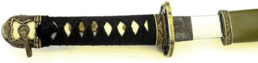 Amazon.co.jp: 尾形刀剣 軍刀 GN-2 陸軍搭乗員軍刀 黒柄 軍緑木鞘