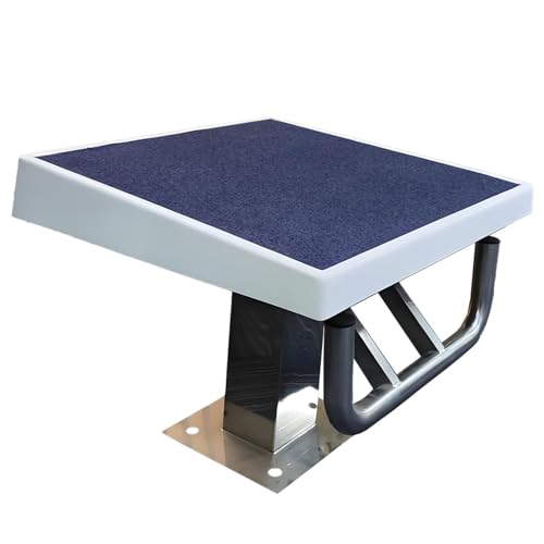 Tremplin incliné en inox 304 avec structure stable pour piscine