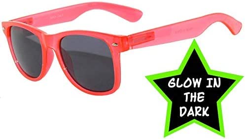 OWL Retro 80's Vintage Sunglasses Clear and Smoke Lens Colored Frame UV Protection2