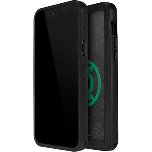 Skinit Waterproof Phone Case For Iphone 13 Pro Max - Officially Licensed Warner Bros Green Lantern Logo Black Design #TOP1