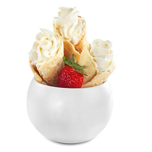 Krumkake Baker By Cucina Pro - 100% Non Stick, Makes Two Krumkake Cookies at a time