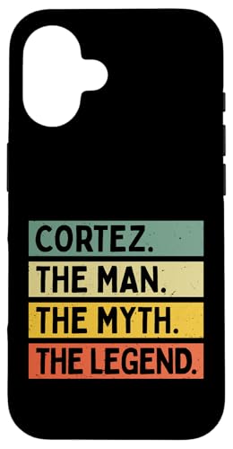 Cortez The Man The Myth The Legend�ʔ������O������p �X�}�z�P�[�X iPhone 16 �p