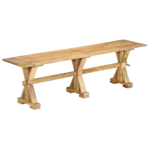 Banco de madera de mango 160 cm para solucionar falta de espacio 2