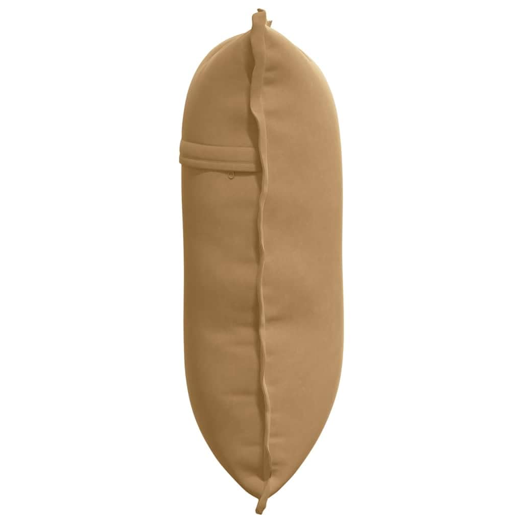 Cojín lumbar marrón de pana de 60 x 50 cm con relleno de poliéster, cojín lumbar ergonómico para sofá, oficina, sillón y cama, apoya la espalda y la columna vertebral para una mejor postura y