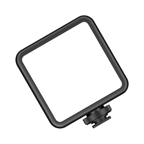 Luz de cámara recargable de 3000 mAh, 3200 K-5500 K, panel de iluminación portátil para videocámara DSLR Vlog, luz de cámara de brillo ajustable