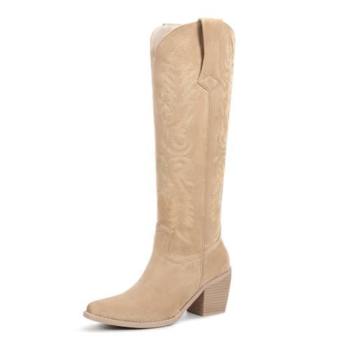 Image of wetkiss Women's Pointed Toe Cowboy Boots