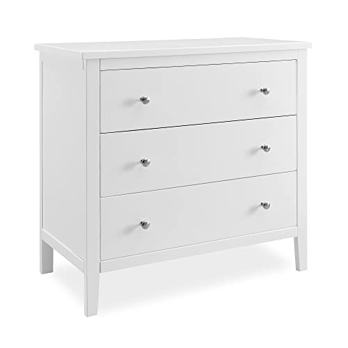 Image of Delta Children Campbell 3 Drawer Dresser, Bianca White