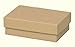 RJ Displays- 25 Pack Cotton Filled Brown Kraft Jewelry Box for Pendant, Charm, Bracelet, Anklet, Ring, Earring, Necklace Chain Jewelry and Small Gift 2 5/8" x 1 1/2" x 1" (67 x 40 x 25 mm)-Size #21