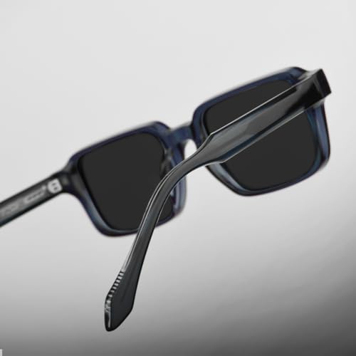 Image of SAM AND MARSHALL OCTOBER Sunglass I 400% UV Protection I Rectangular Sunglass I Cellulose Propionate I Unisex