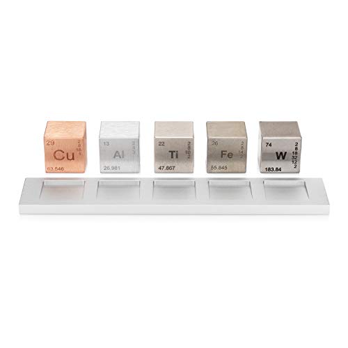 Element 1" Cube Set (Tungsten/Copper/Titanium/Aluminum/Iron)