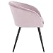 EUGAD Set de 1 Sillas Comedor Vintage Diseño Sillas Tapizada Nórdicas Moderna...
